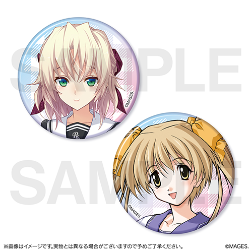 C-03 缶バッジ2個セット 嘉神川ノエル 伊吹みなも