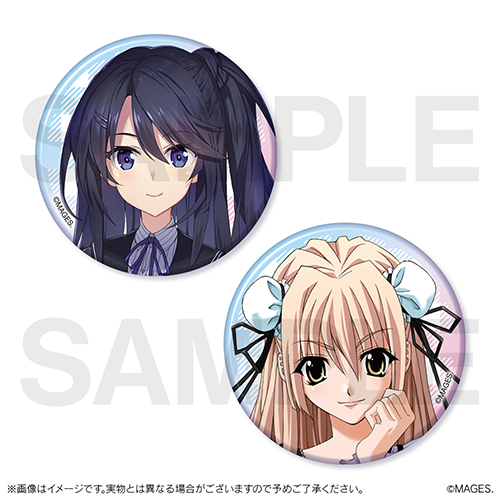 C-10 缶バッジ2個セット 洲宮紗絵 花祭果凛
